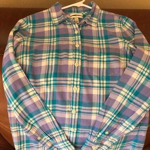 J. Crew boy style light weight flannel